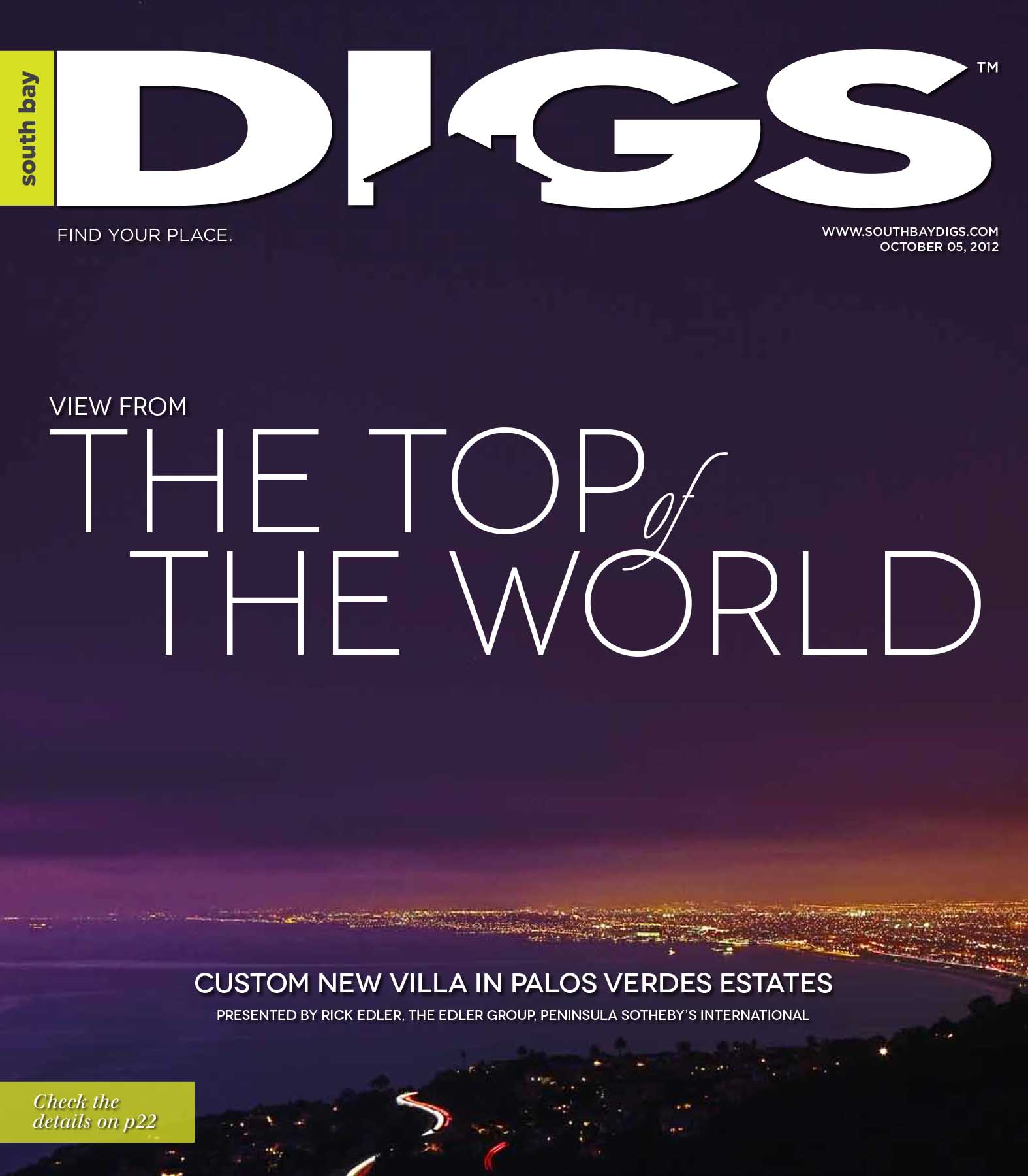 digs, south bay digs, magazine, issue 48, october 5, 2012