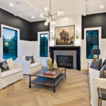 Design Trend: Black and White living room
