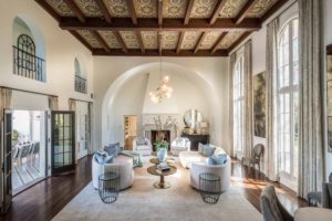 Italian Renaissance Revival Transformed into Brentwood lifestyle in a lavishly historical locale.