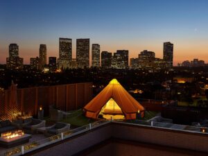 First-Ever Urban Glamping Experience in Beverly Hills, Los Angeles