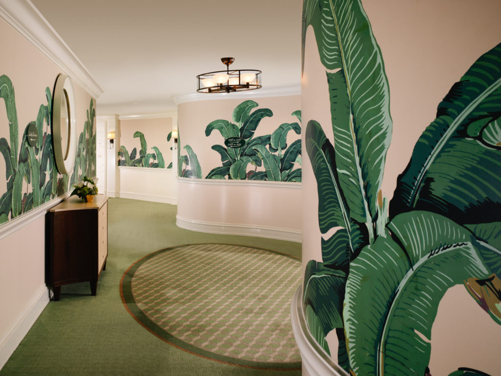 The Iconic Original Martinique Wallpaper in Beverly Hills