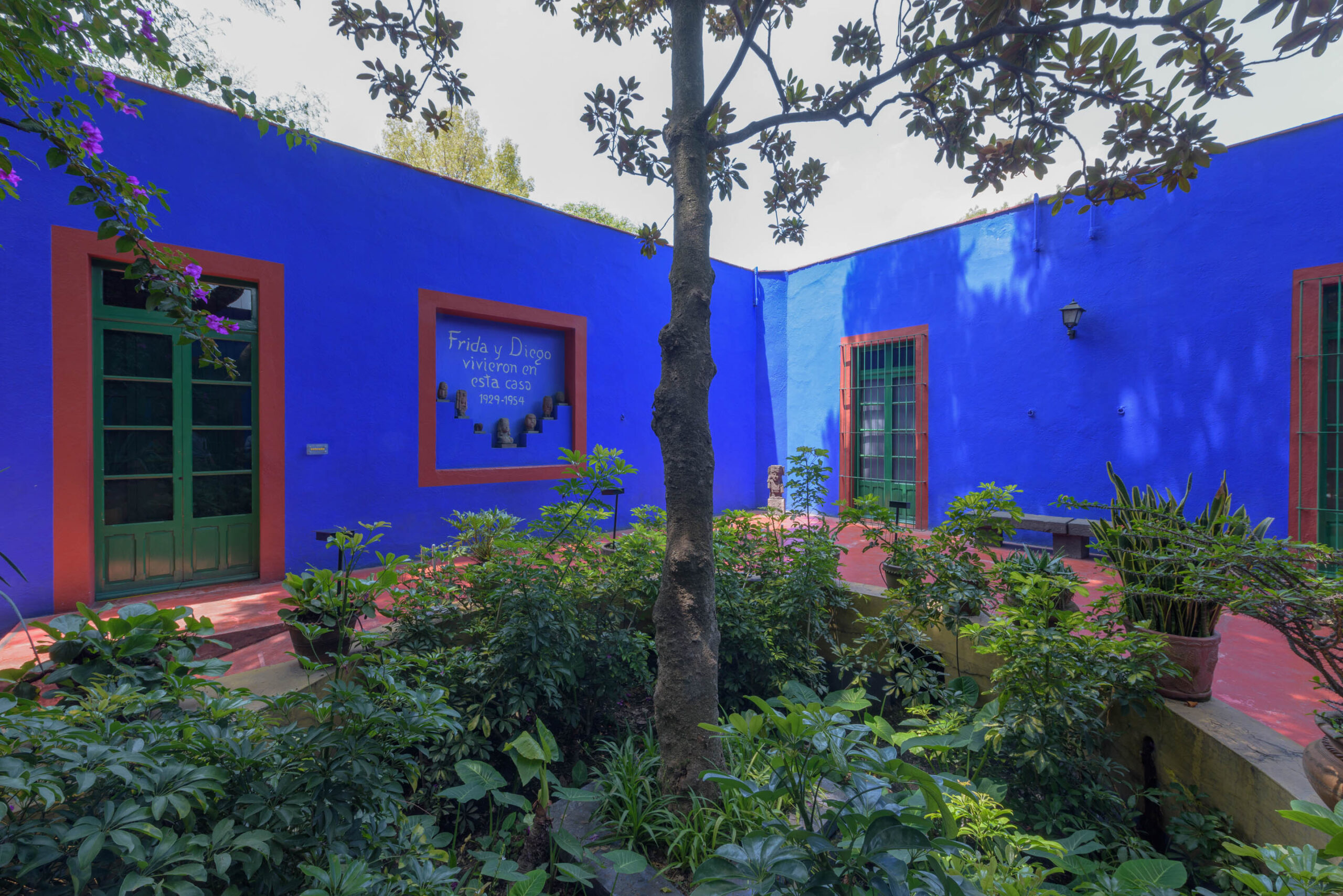 Prepared to be inspired by casa azul Frida Kahlo. 