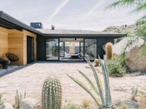A newly opened and renovated two-bedroom California desert abode puts a beautiful, peaceful landscape closer to home for renters