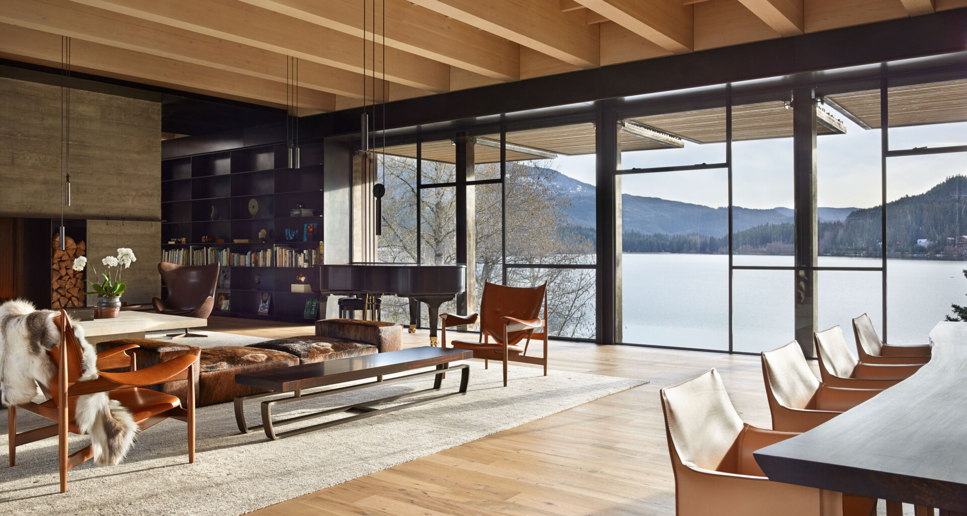 Olson Kundig, Whistler house, Whistler, British Columbia, Canada,