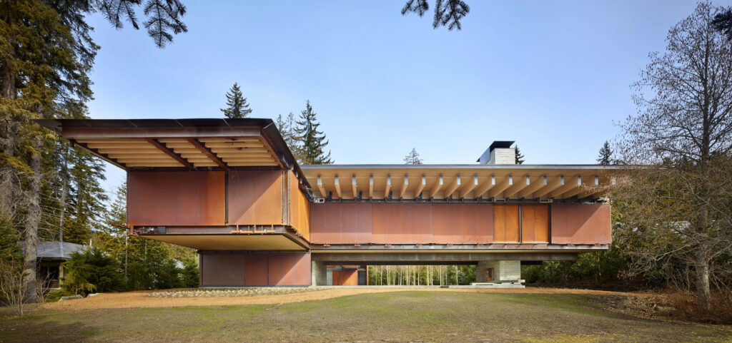 Olson Kundig, Whistler house, Whistler, British Columbia, Canada,