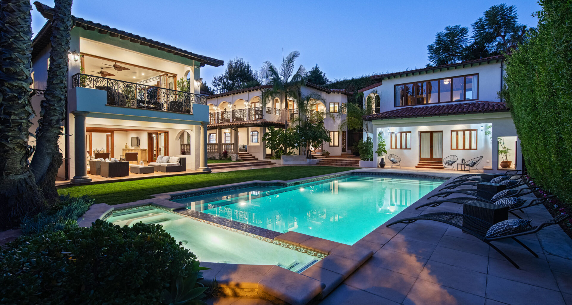 Spanish Colonial Revival home in Beverly Hills