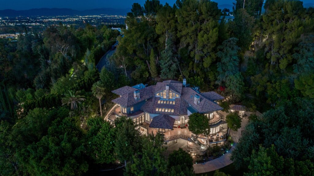Tom Petty's Encino home for sale_aerial