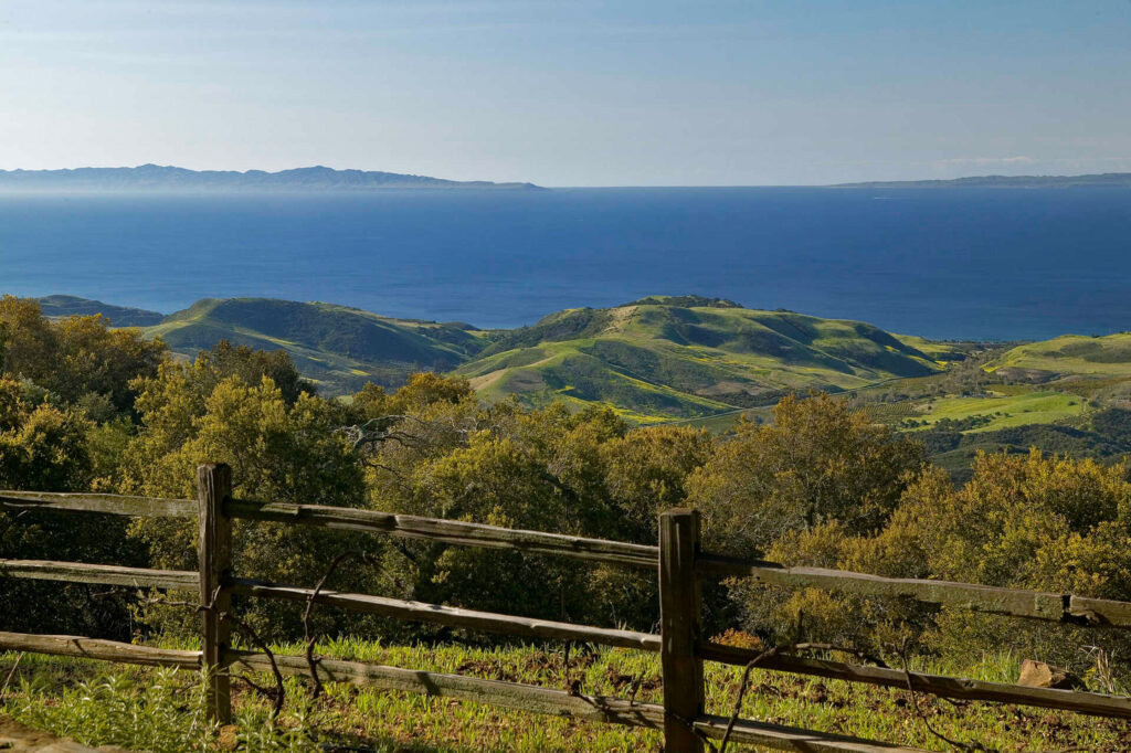 view of santa barbara hills