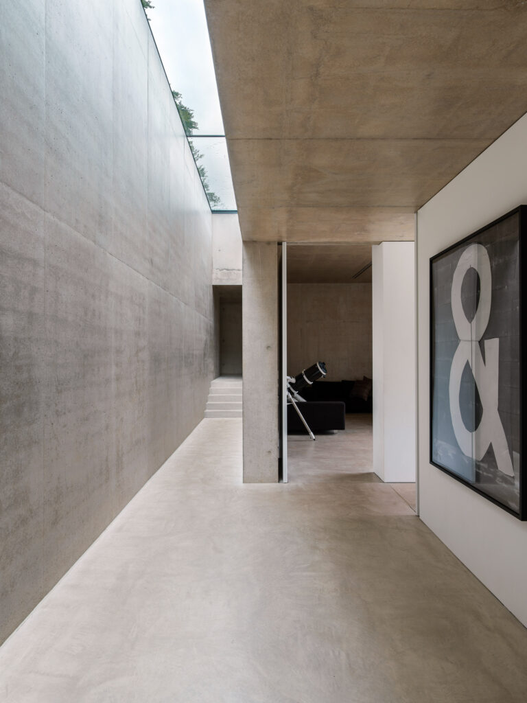 The Hallway of The Cotswolds Home by Architect Richard Found