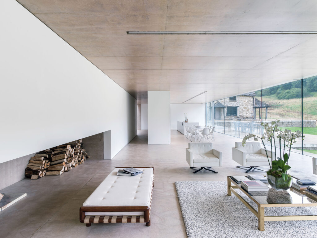 The Living Room of The Cotswolds Home by Architect Richard Found