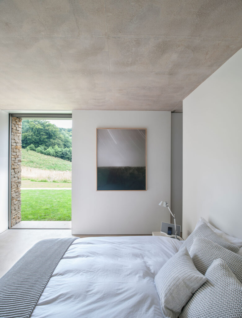 The Bedroom of The Cotswolds Home by Architect Richard Found