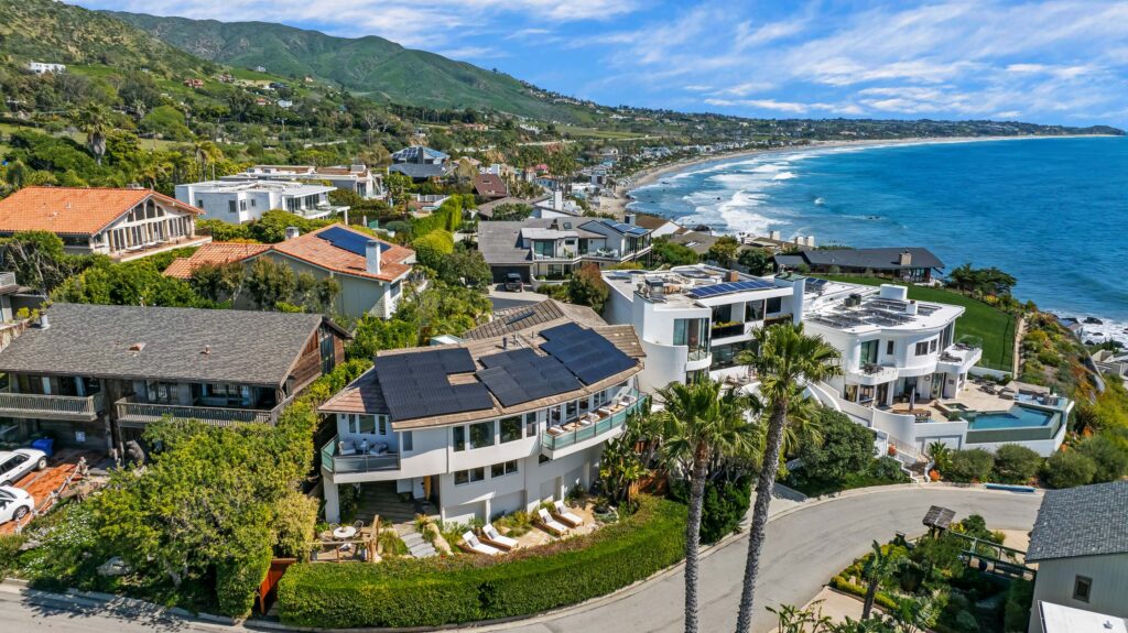 31558 Victoria Point, Malibu aerial view 1