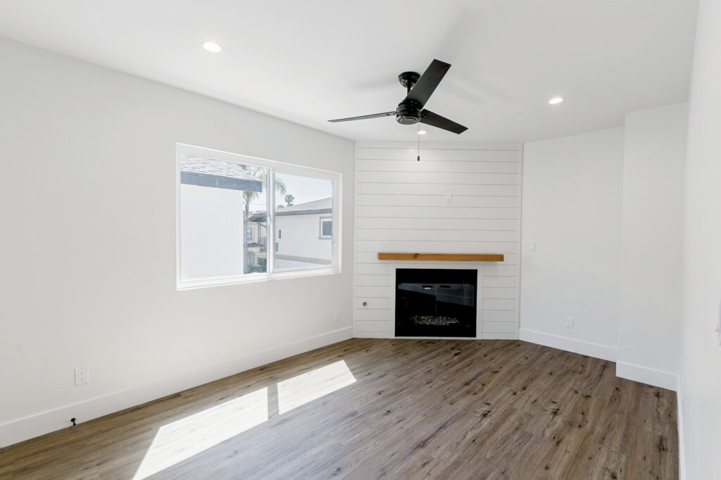 2420 Grant Avenue living room fireplace