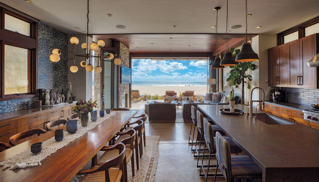 3124 The Strand kitchen and dining view
