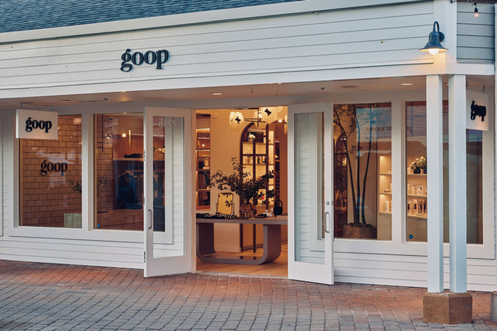 viaClover's Goop Larkspur Store street entry