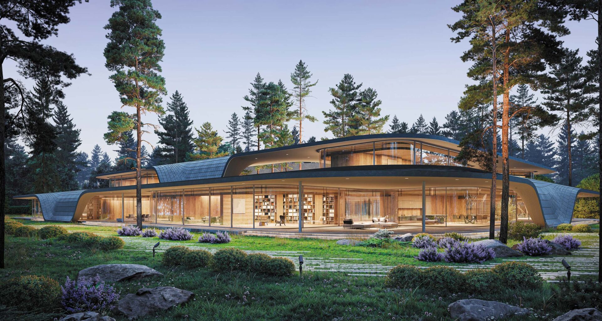 Kerimov Architects Riverwave Exterior horizontal