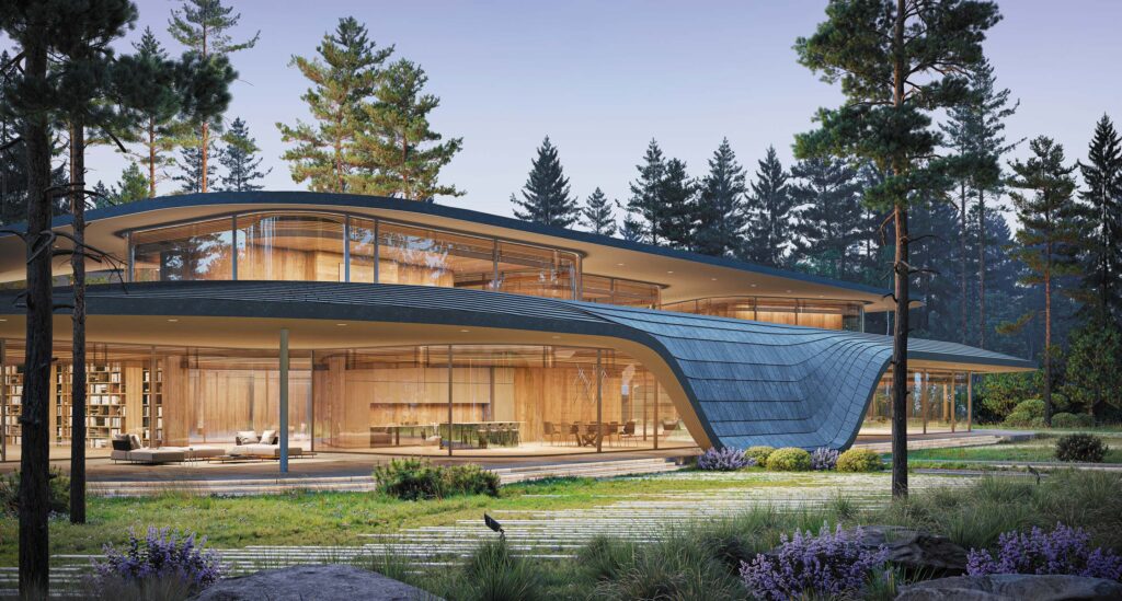 Kerimov Architects Riverwave Exterior side exterior