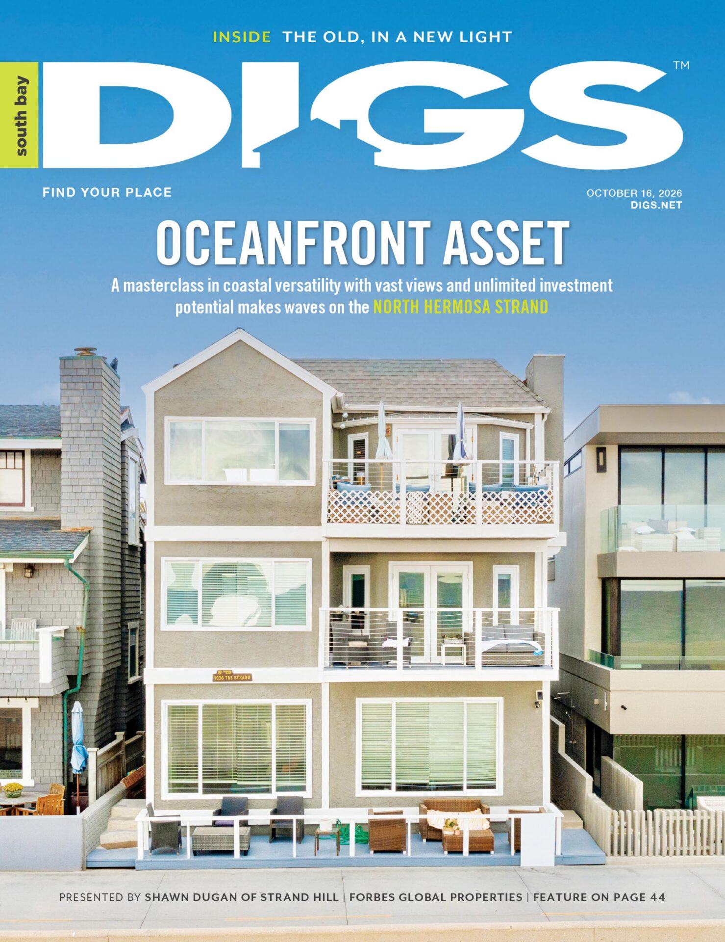 south bay digs October 16, 2026 cover