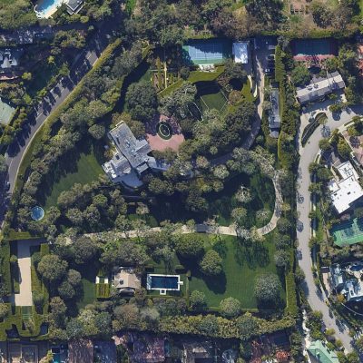 Jeff Bezos buys Beverly Hills Home_aerial