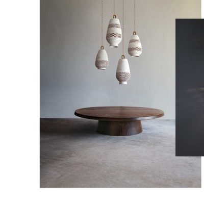 Laura Aviva, L’Aviva Home, New York City, handmade, lighting, leather pouf,