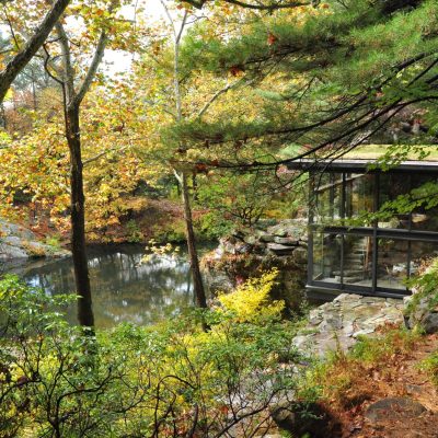 Fall View of Russel Wright_s Dragon Rock house at Manitoga