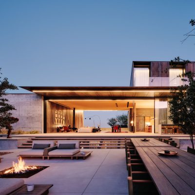 Faulkner Architects & Concept Lighting Lab | rear exterior