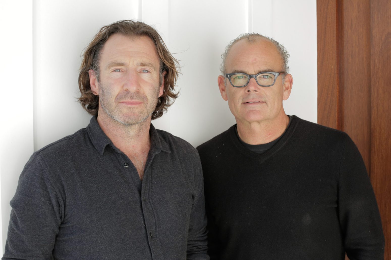 Patrick Kealy is on left, designer Craig Gebhart on right