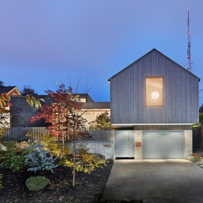 Contemporary home shaped for two