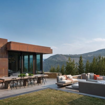 Stuart Silk, Stuart Silk Architects, Big Sky, Montana, modern home, extreme landscape, winter, architect, architecture,